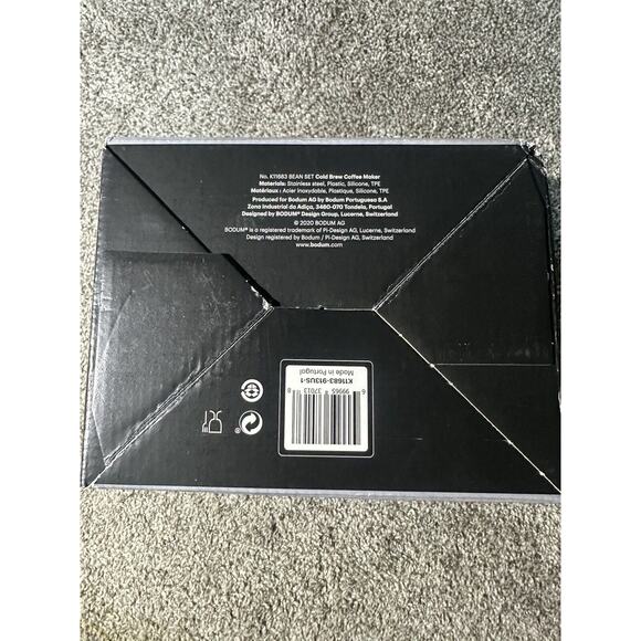 BODUM Bean Cold Brew Coffee Maker 12 Cup Capacity 51 Oz - White - Picture 4 of 5